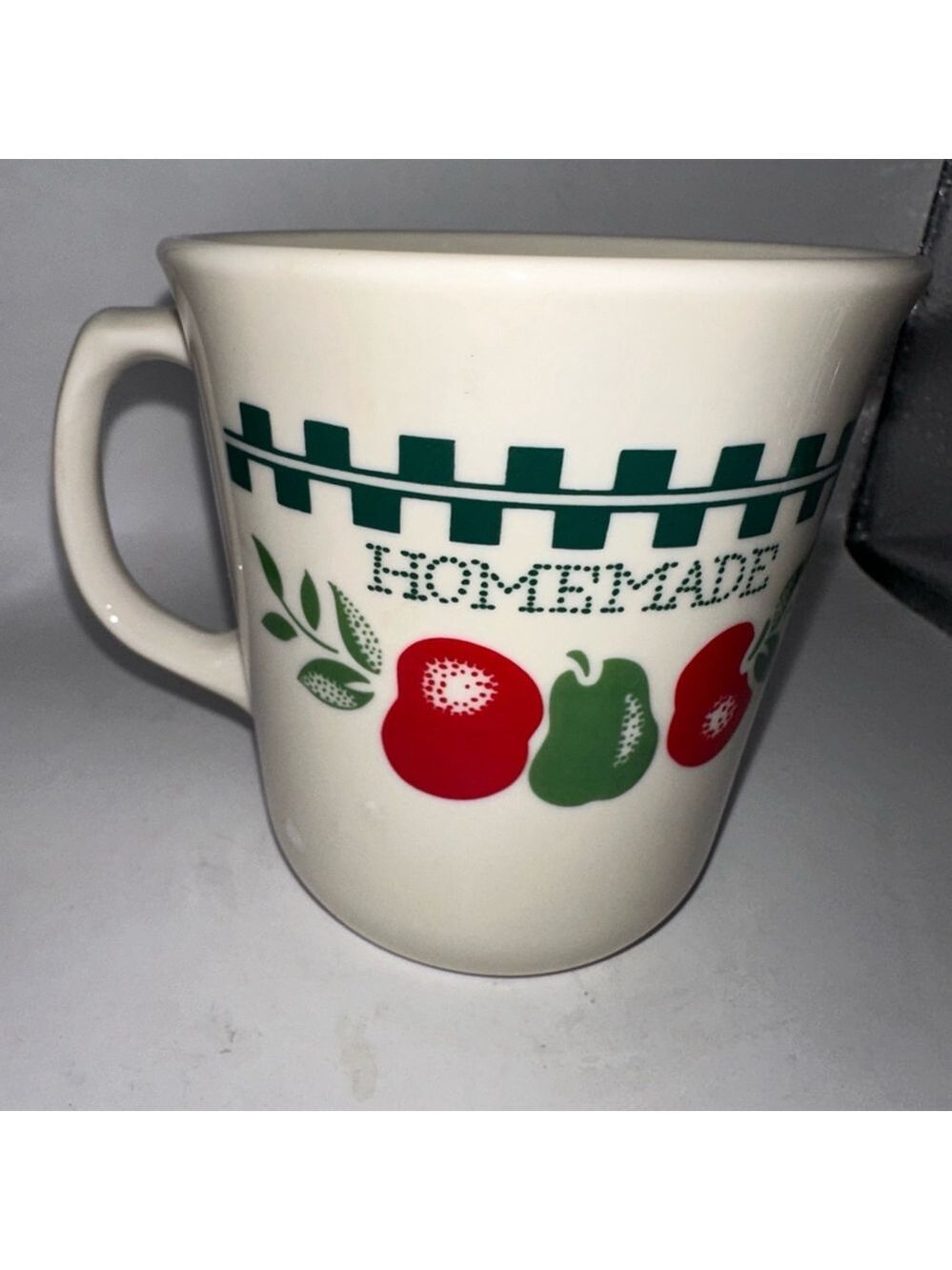 Pristine Vintage Corning USA Farm Fresh Homemade Coffee Cup Mug Set Of 4 - Picture 4 of 6